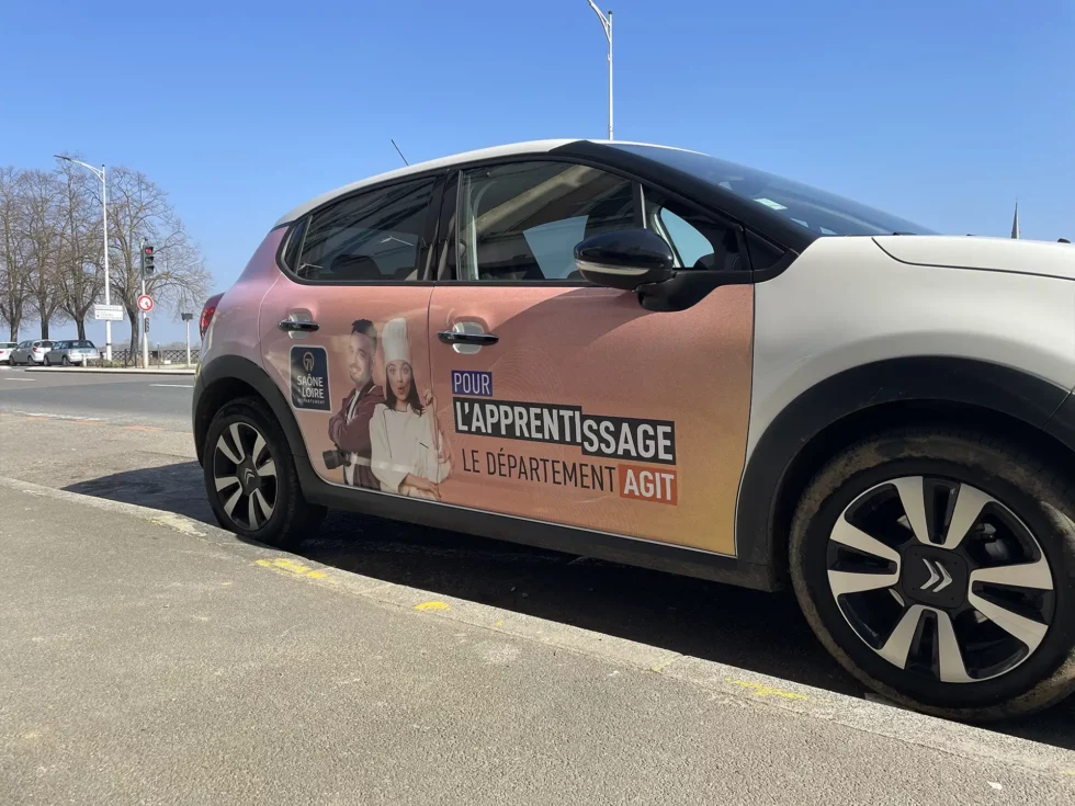 Covering de véhicules, Mâcon, Bourg en bresse, Lyon, Dijon